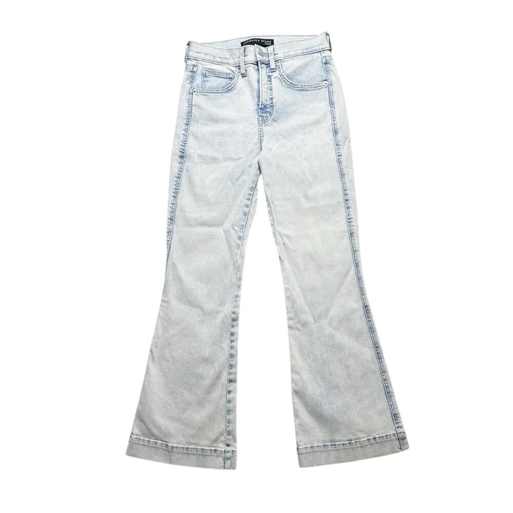 Veronica Beard Carson Light Blue Ankle Flare Jeans 28 - Picture 2 of 11